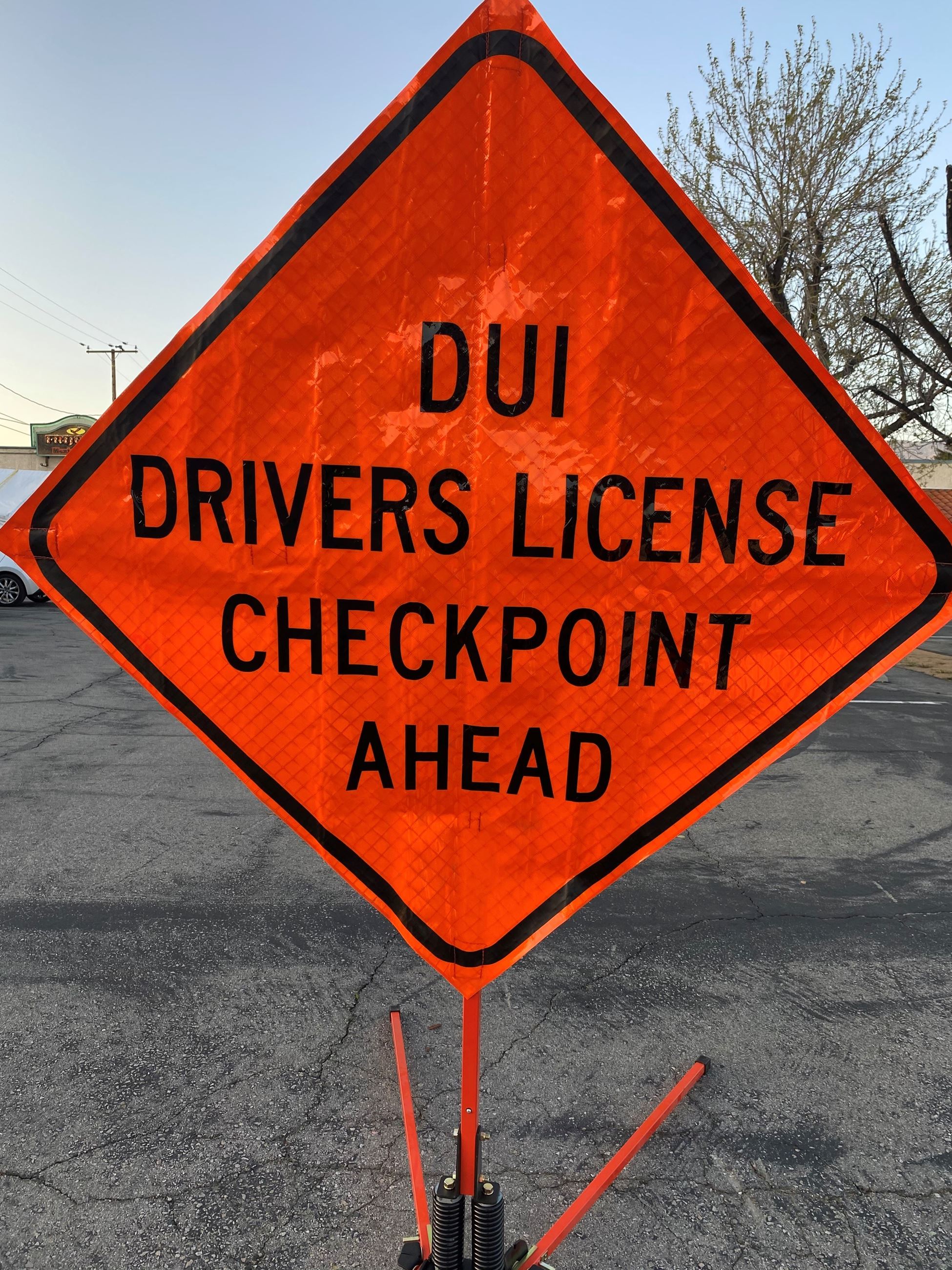 DUI/Driver's License Checkpoint Graphic