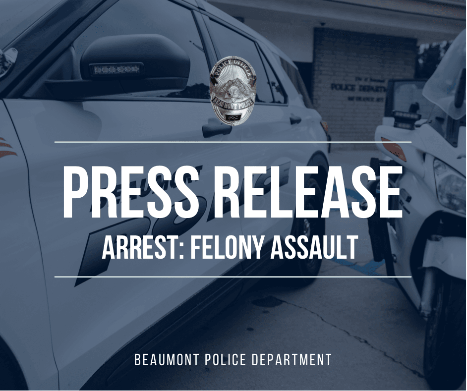 Arrest: Felony Assault Graphic