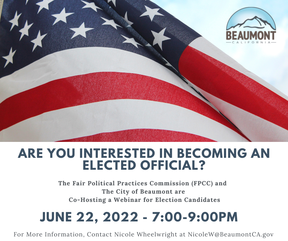 FPPC Webinar for Election Candidates