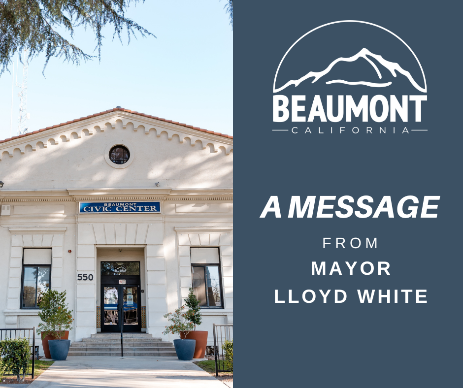 A Message from Mayor Lloyd White Graphic