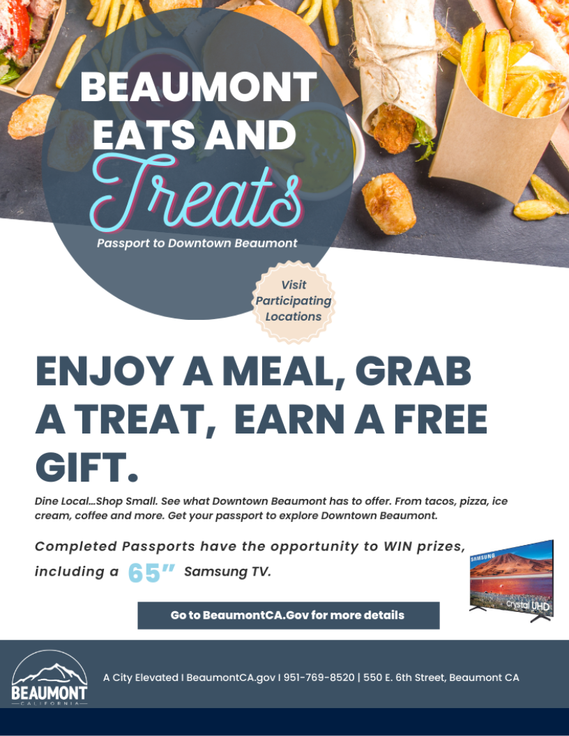 Beaumont Eats and Treats Flyer