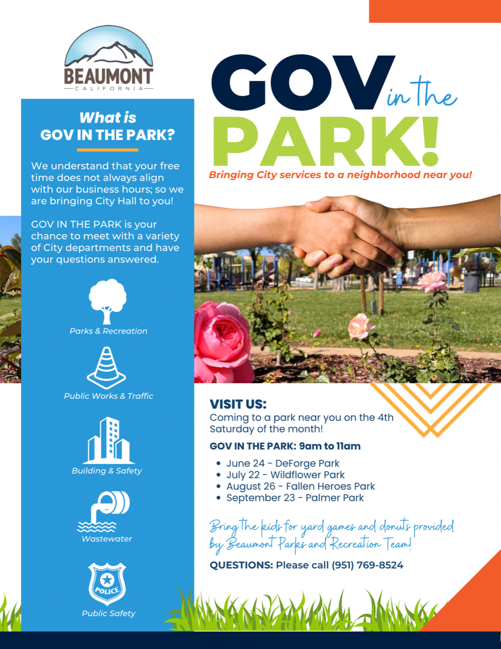 Gov In the Park Flyer