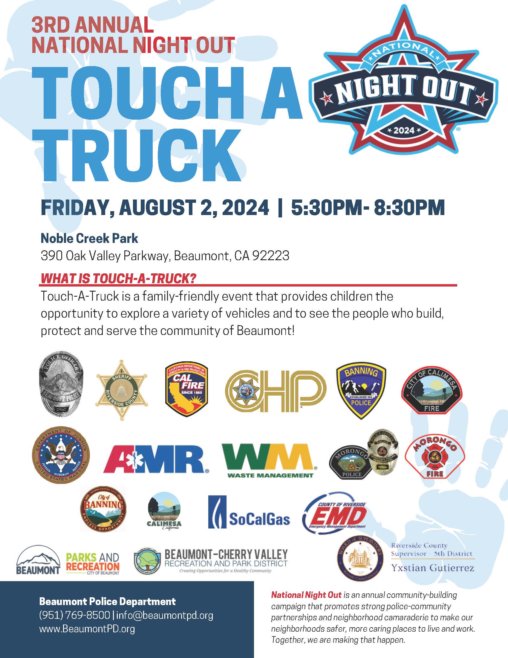 touch a truck 2024 flyer