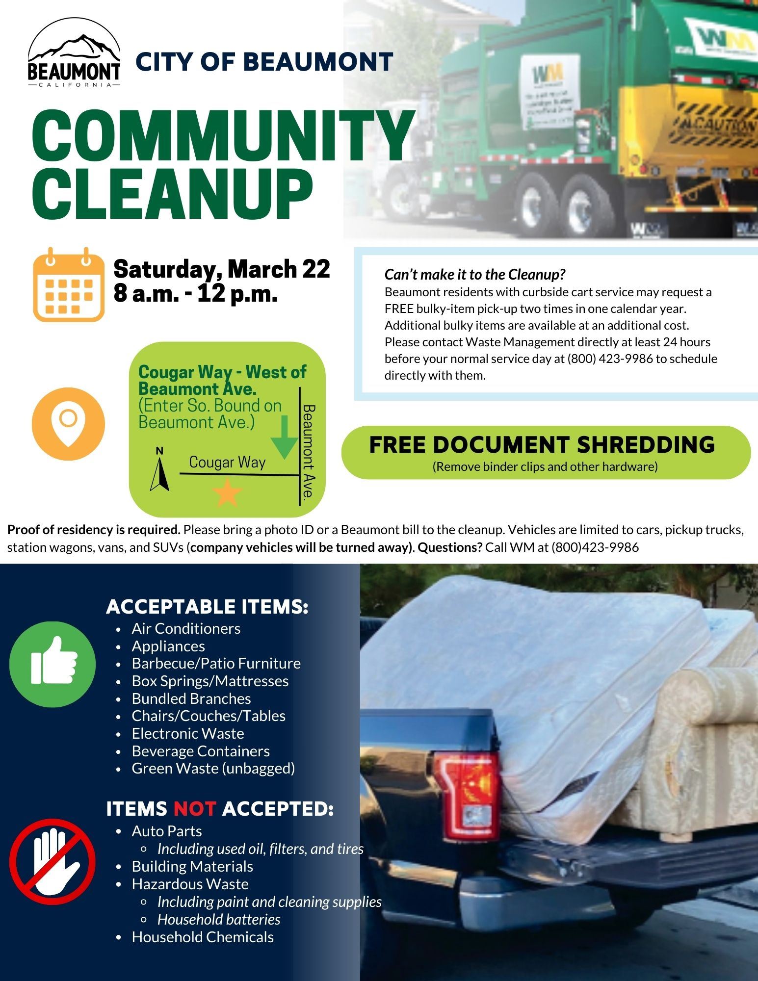 Community Clean Up 3.22.25